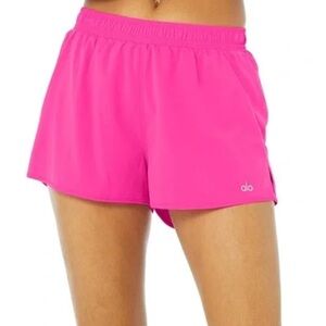 ALO Yoga Women's Vibrant Pink Athletic Shorts